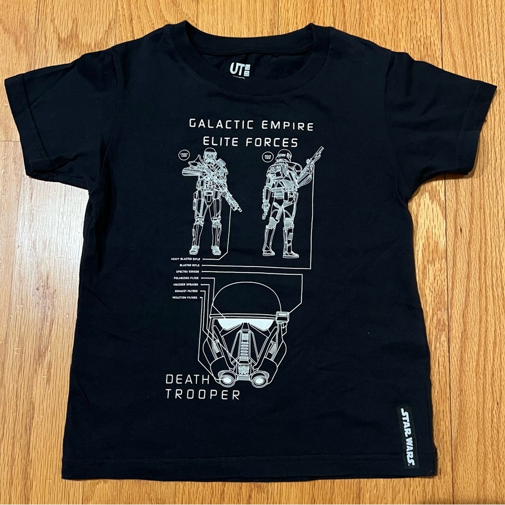 Uniqlo Star Wars Galactic Empire T-Shirt Size 3T-4T/110